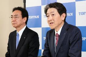 TOPPAN Holdings President Change Press Conference